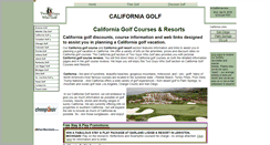 Desktop Screenshot of california.twoguyswhogolf.com
